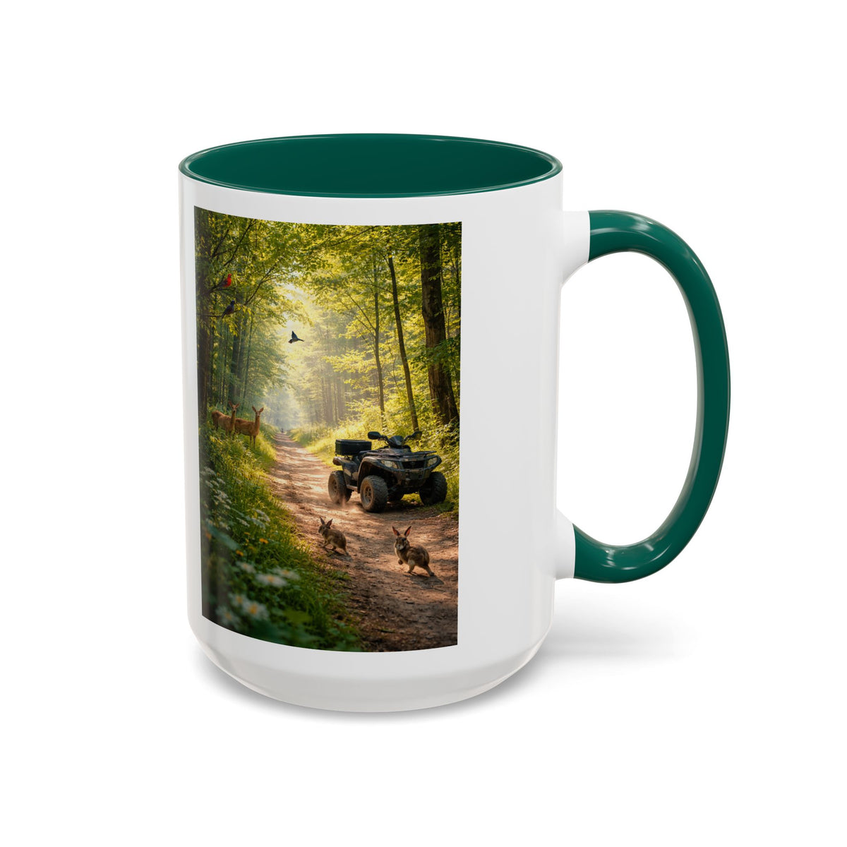 Women's Woods LaidBack Lips Sunglasses mug | Color Accent Coffee Mug