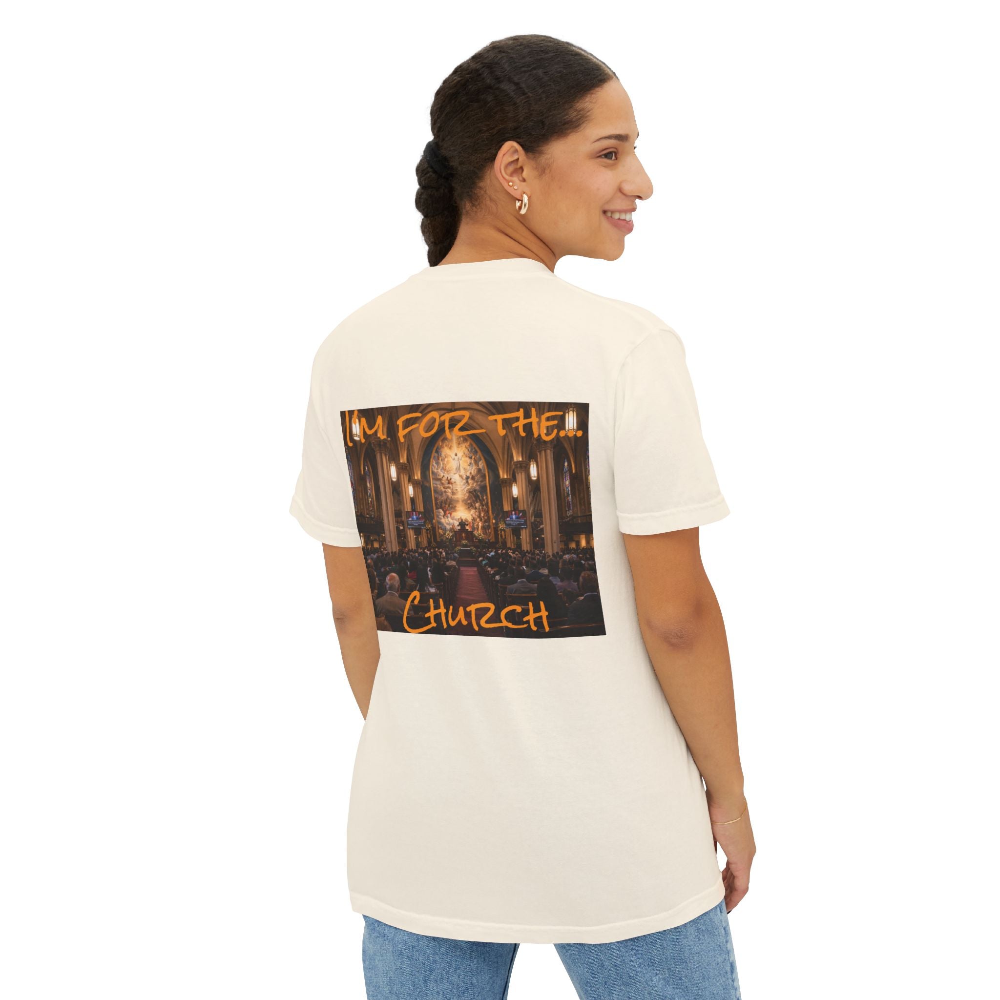Women's Church T-Shirt | Pocket Tee