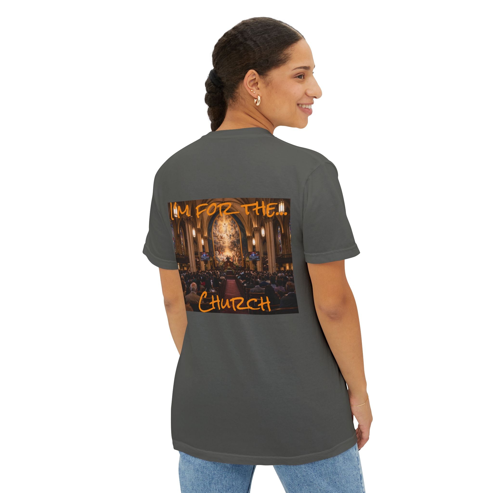 Women's Church T-Shirt | Pocket Tee