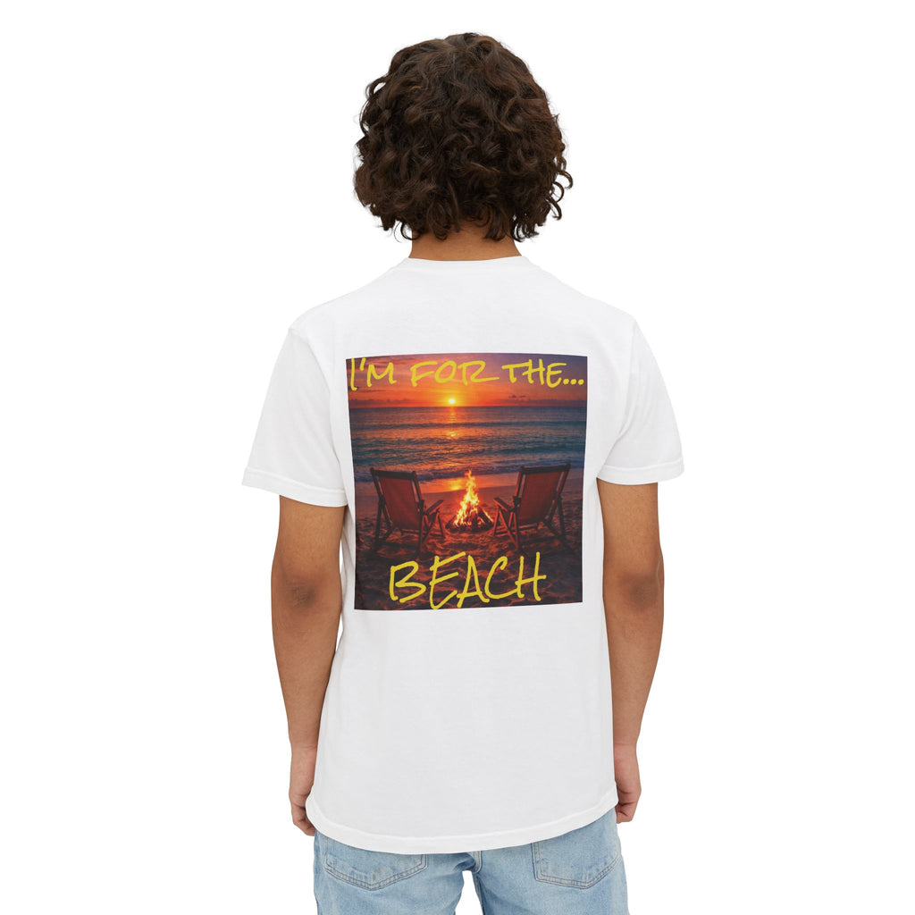 Men's Beach Sunset T-Shirt | Pocket Tee