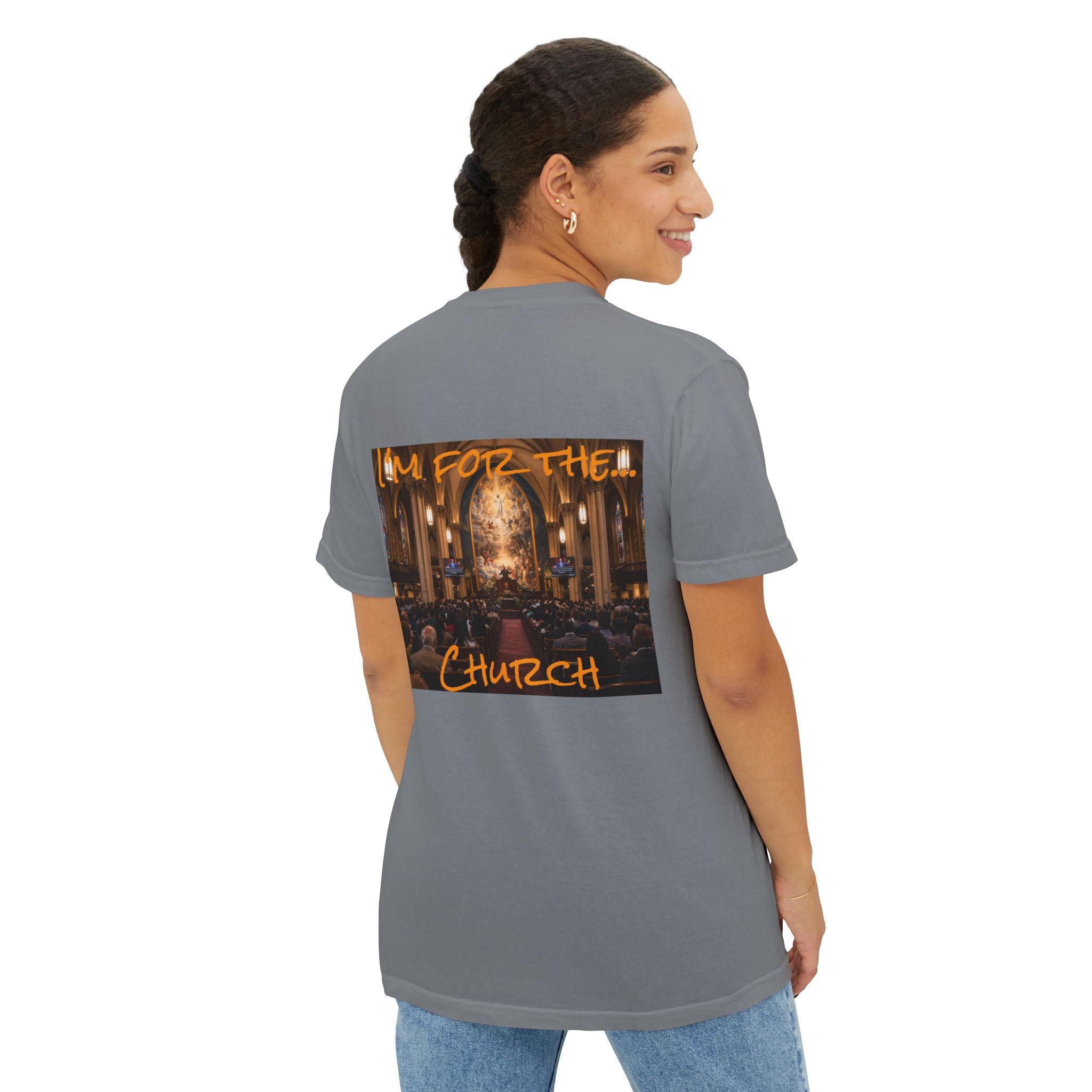 Women's Church T-Shirt | Pocket Tee