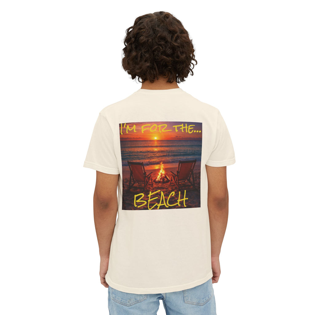 Men's Beach Sunset T-Shirt | Pocket Tee