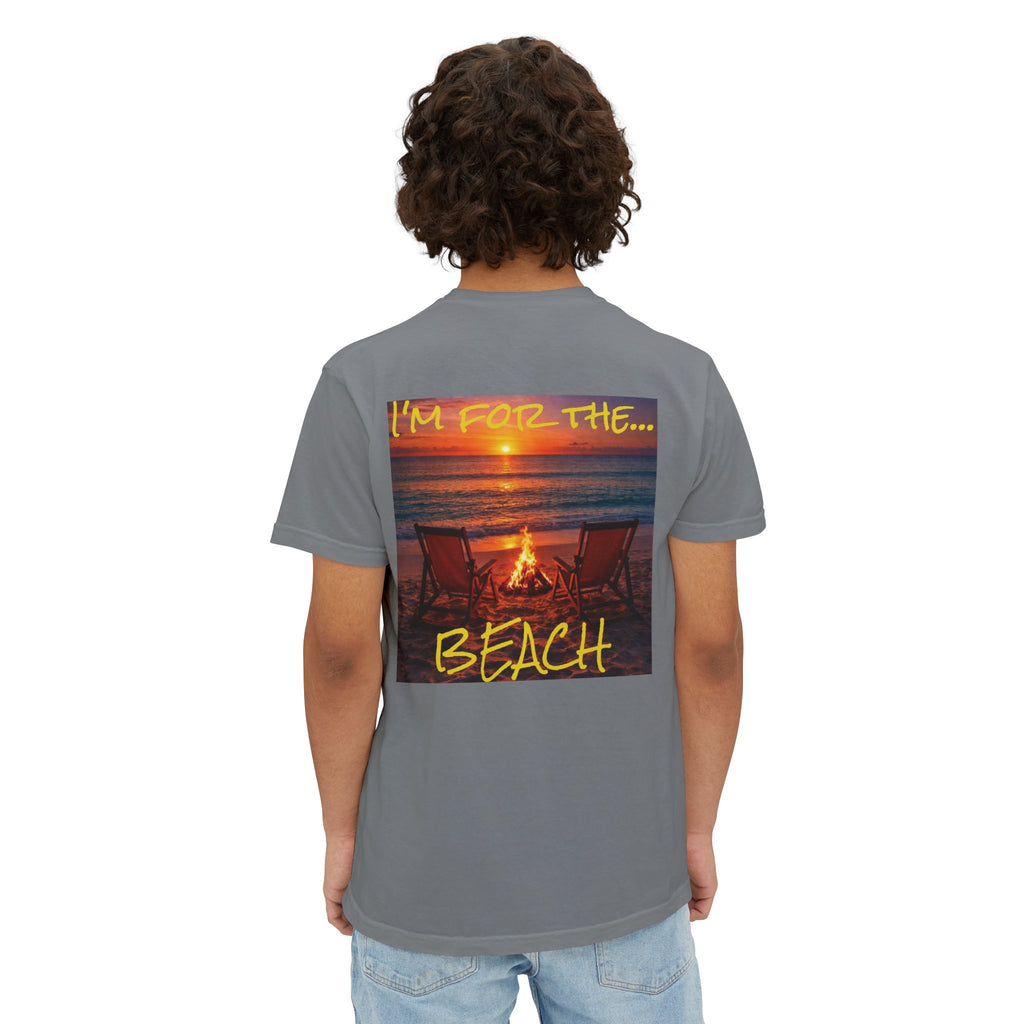 Men's Beach Sunset T-Shirt | Pocket Tee