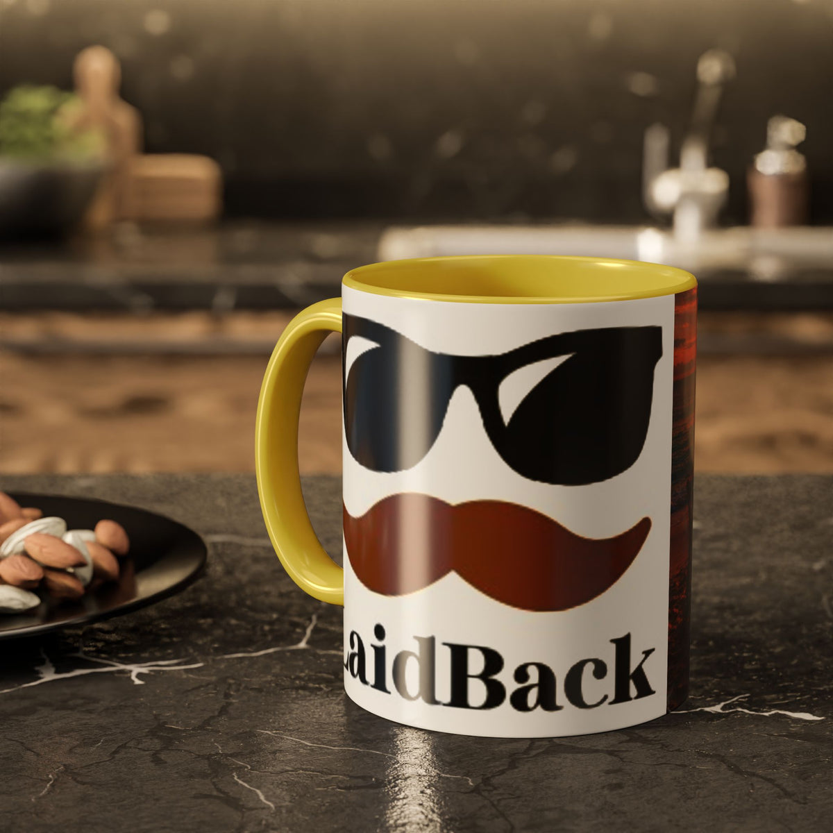 Men's Beach Sunset Bonfire Mugs | 11oz 15oz Colorful Ceramic Mug