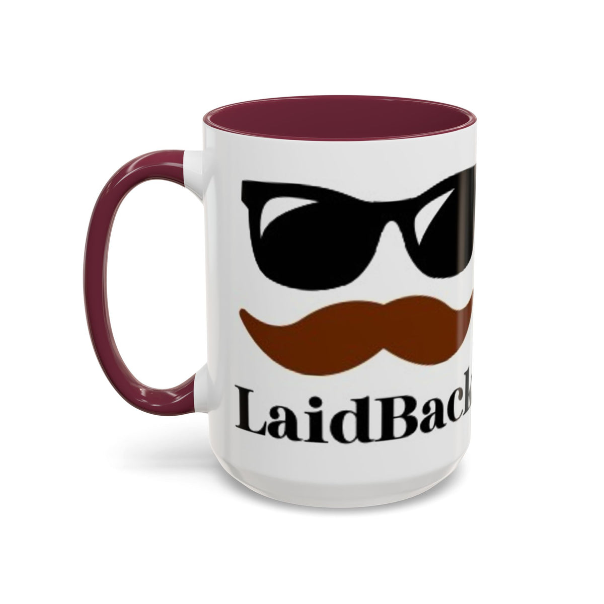 Men's Church Interior Photo Mug | Color Accent Ceramic Coffee Cup
