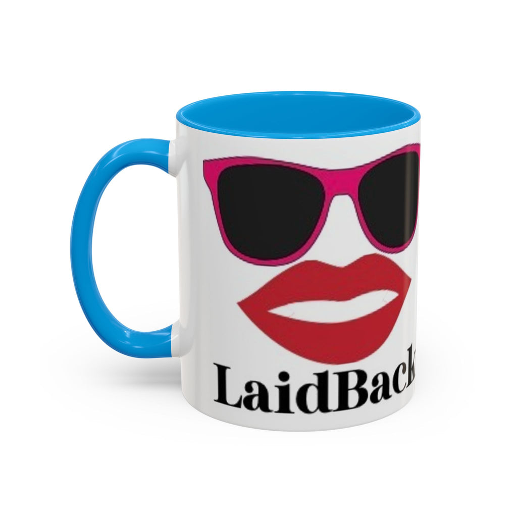 Women's Sunglasses Lips Graphic Mug | Winter Mountain Scene mug