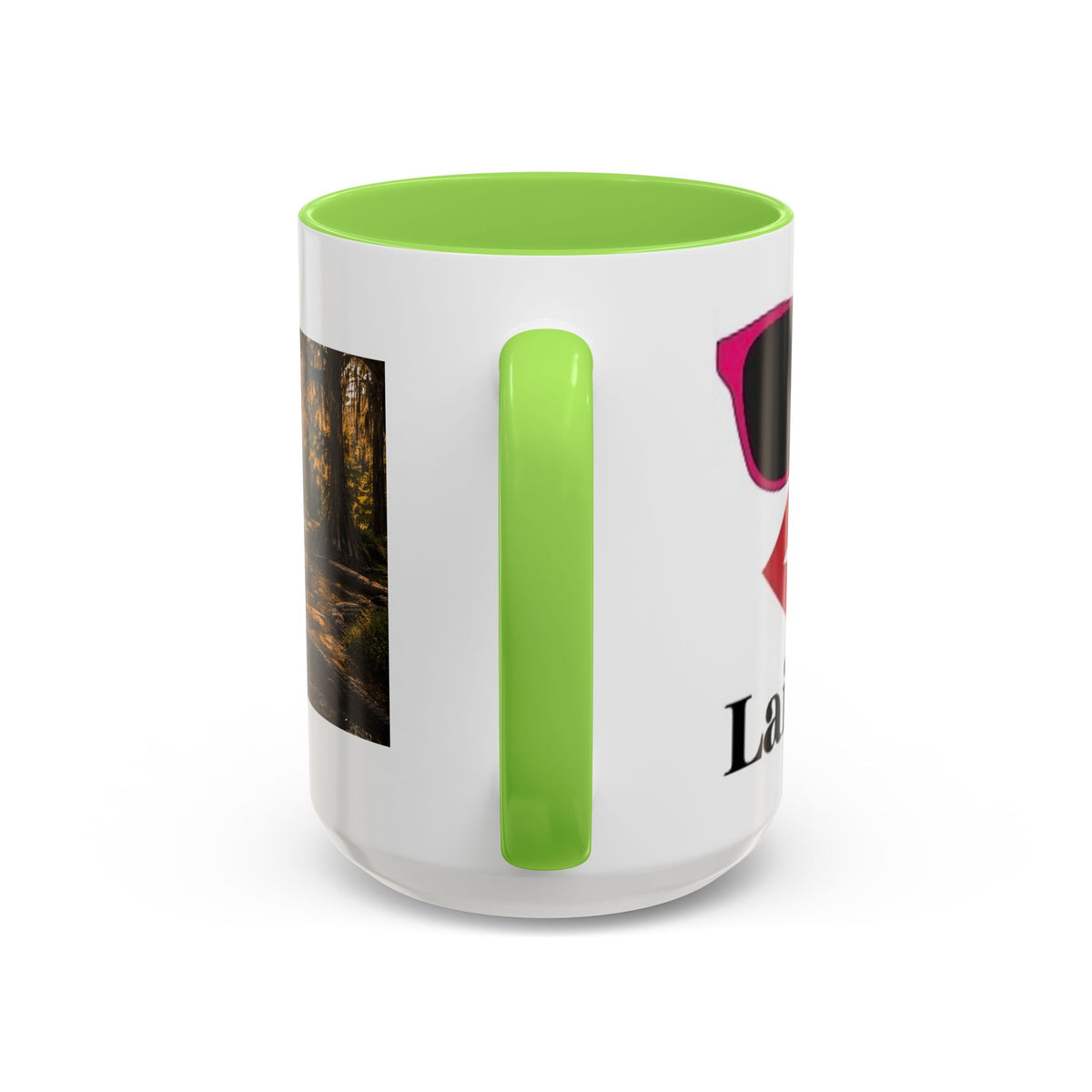Women's Southern Bayou Landscape Mug | Color Accent Ceramic Mug