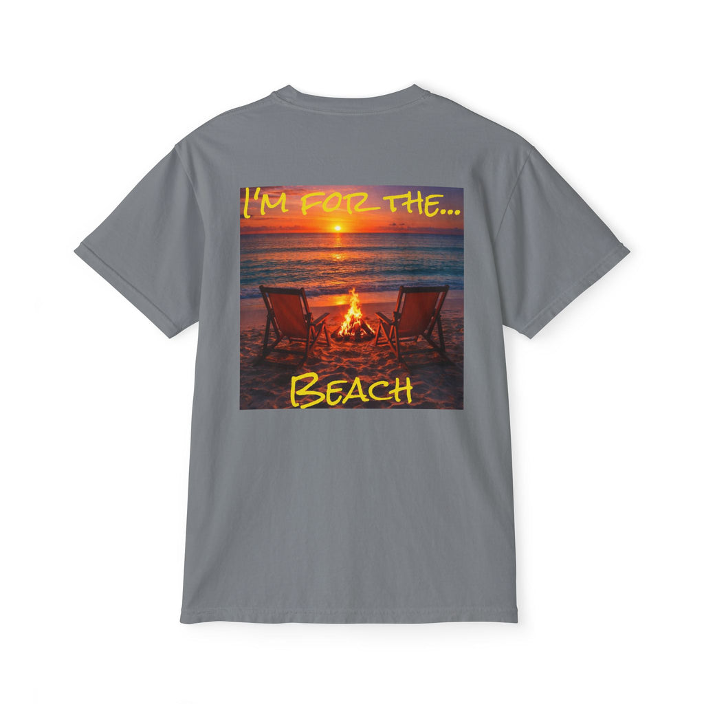 Women's Beach Bonfire T-Shirt | Pocket Tee