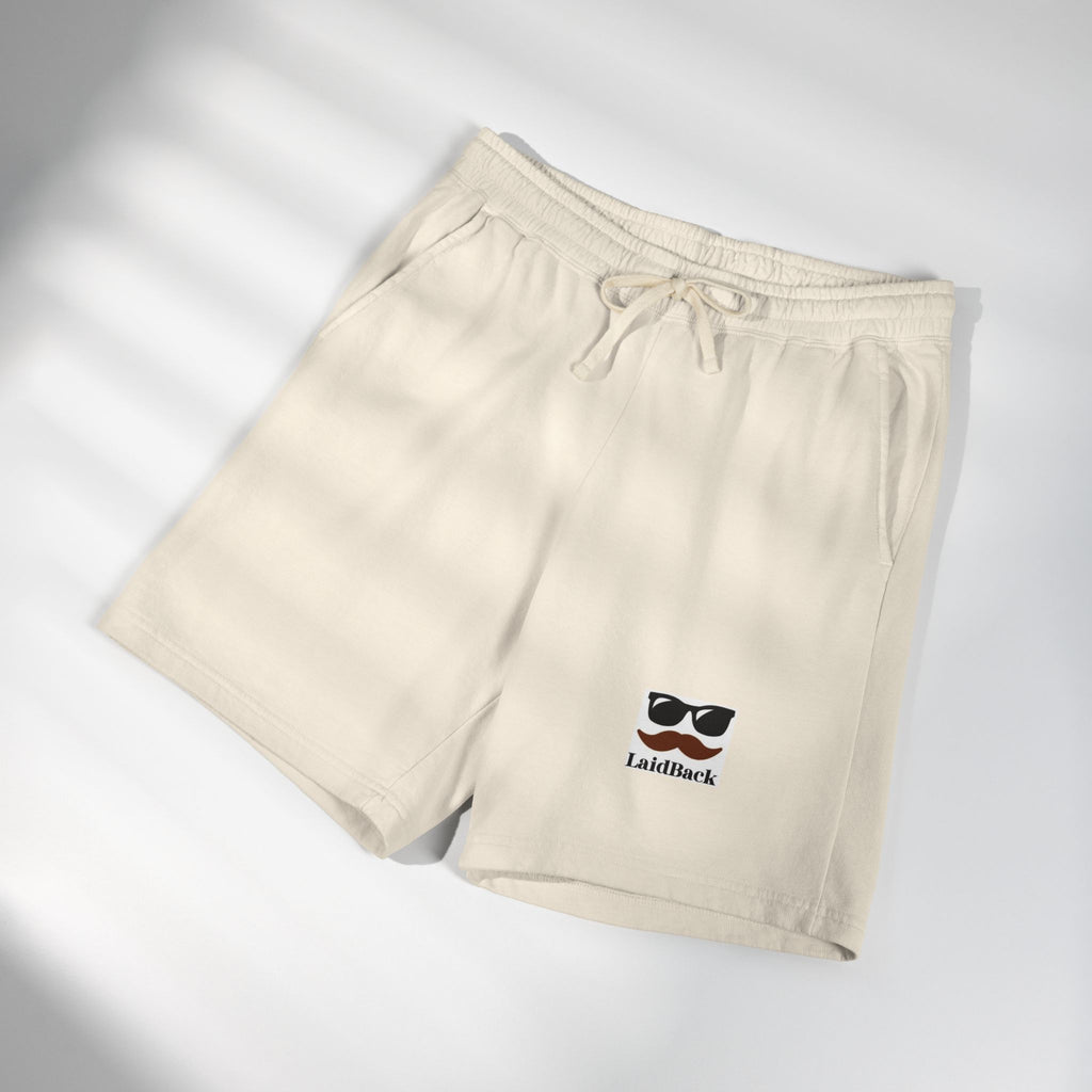 Men's Laidback Logo Sweat Shorts — Lightweight Fleece Lounge Shorts
