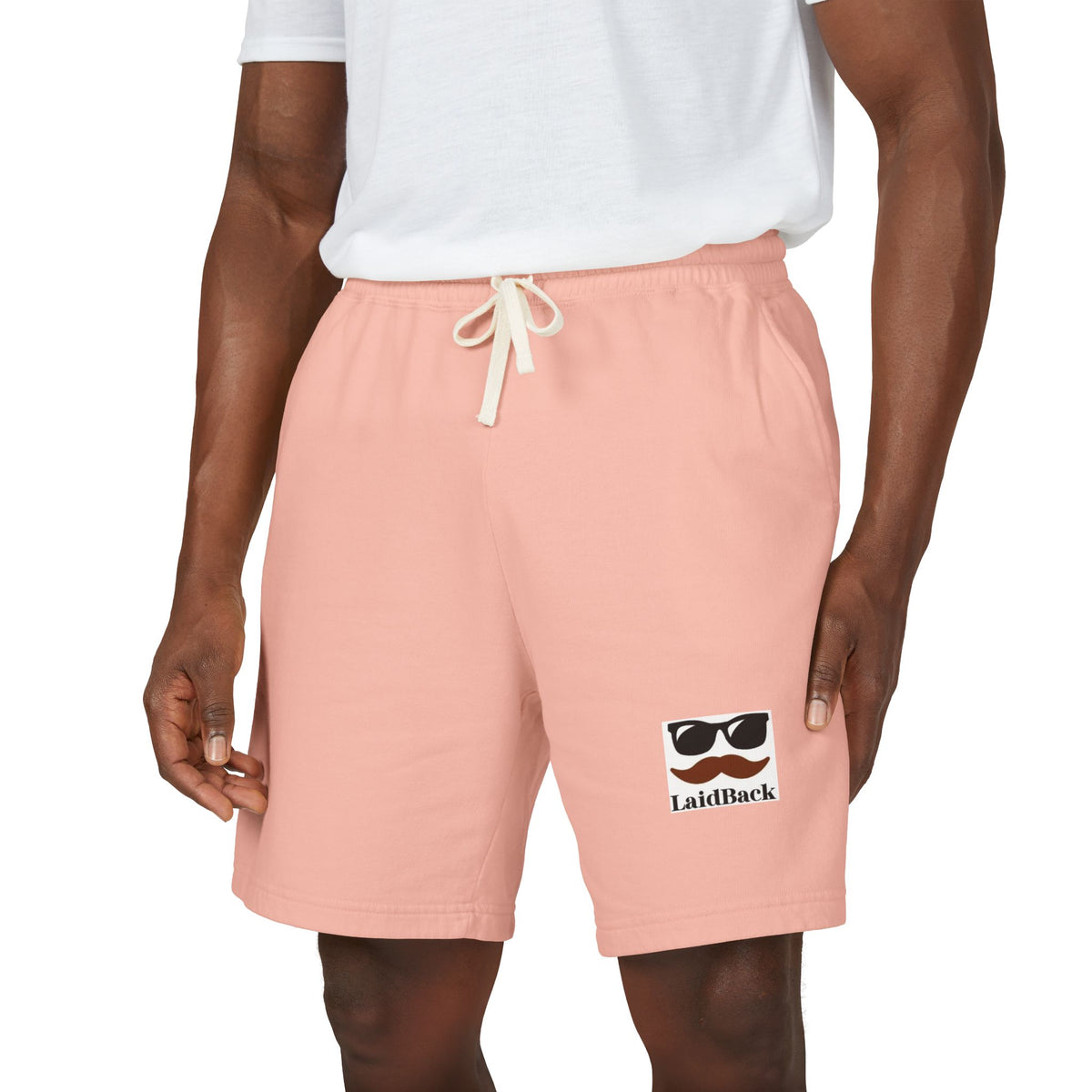 Men's Laidback Logo Sweat Shorts — Lightweight Fleece Lounge Shorts
