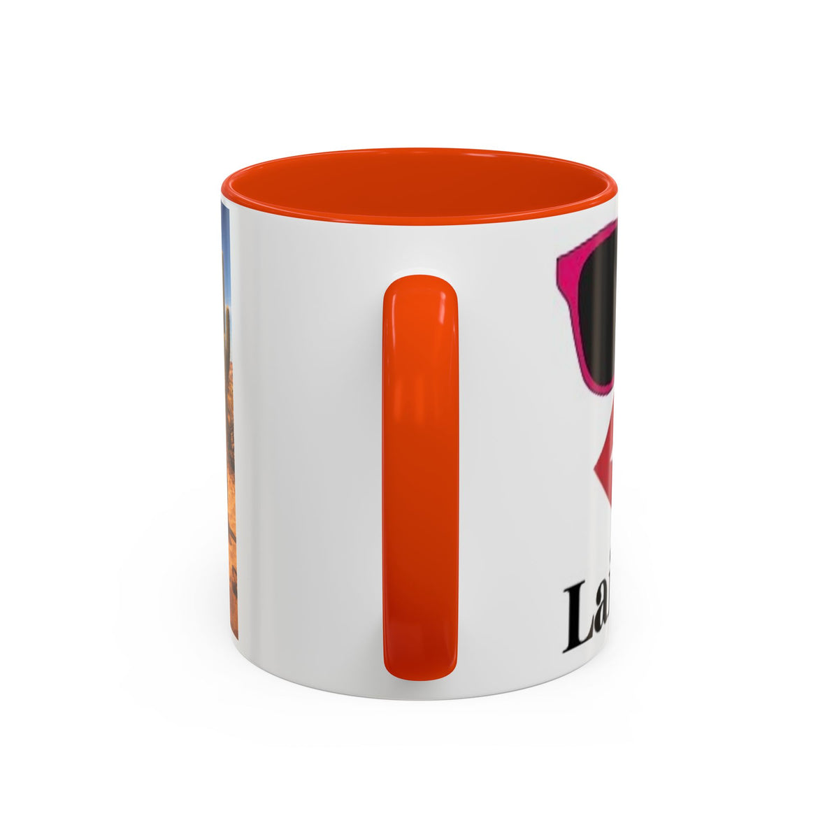 Women's Desert Scene Cactus Mug | Colorful Ceramic Coffee Cup