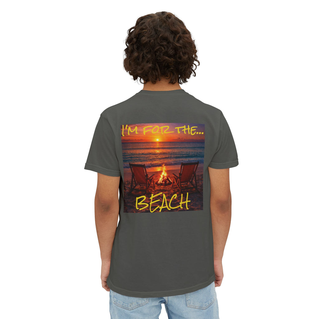 Men's Beach Sunset T-Shirt | Pocket Tee