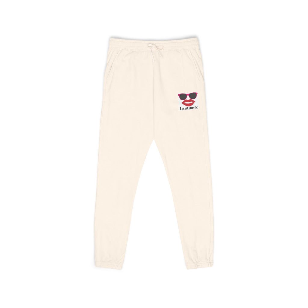 Women's LaidBack Logo Sweatpants — Graphic Garment-Dyed Fleece Joggers