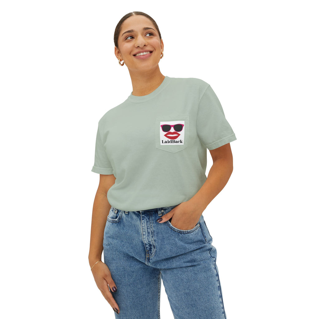 Women's Mountain Snow T-Shirt | Pocket Tee