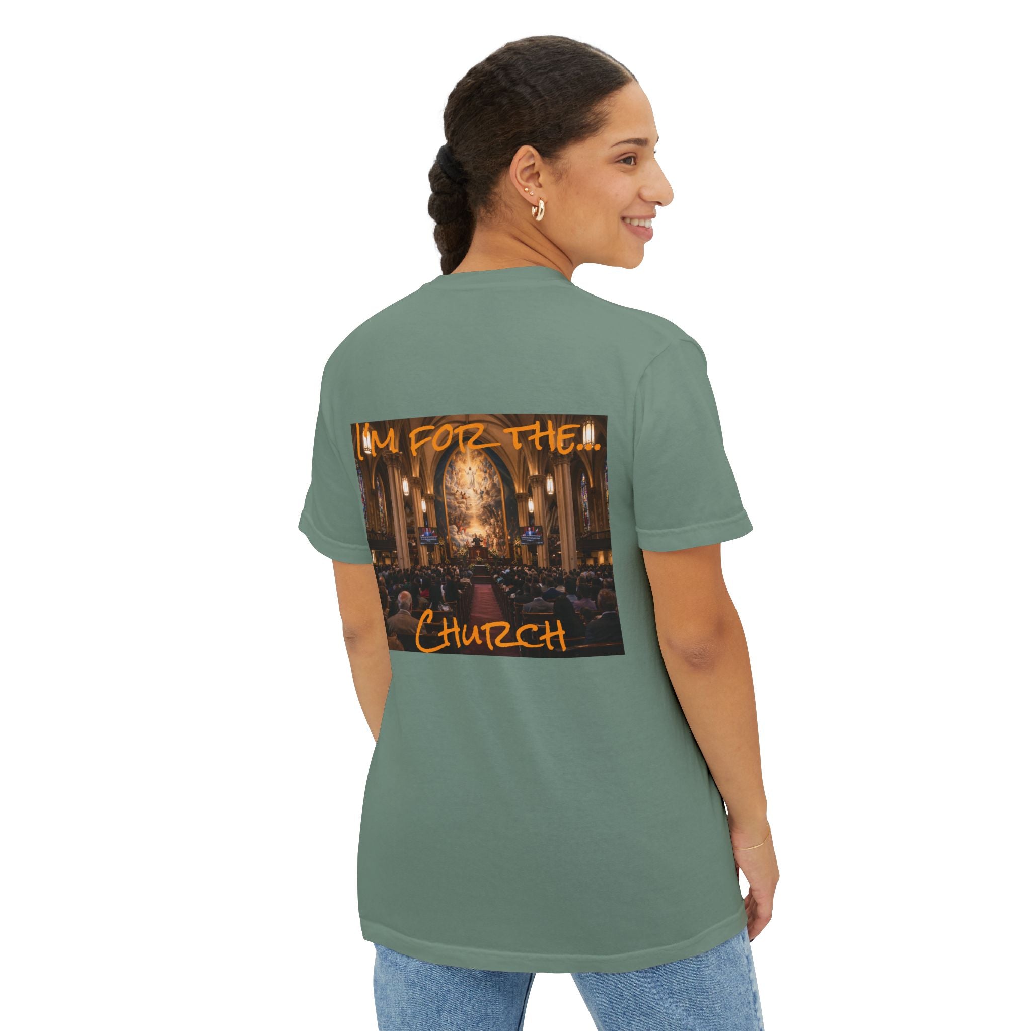 Women's Church T-Shirt | Pocket Tee