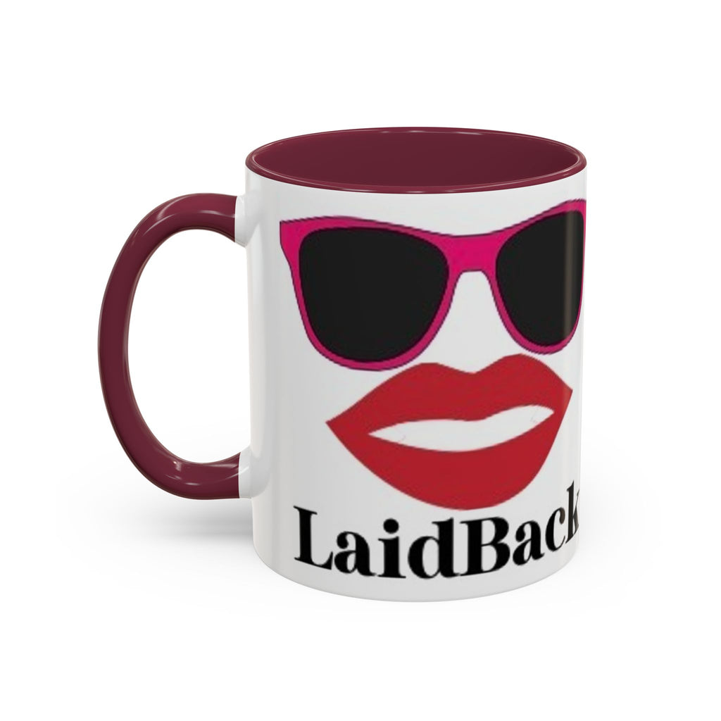 Women's Lip Sunglasses Illustration Mug | Church Interior Photo Mug