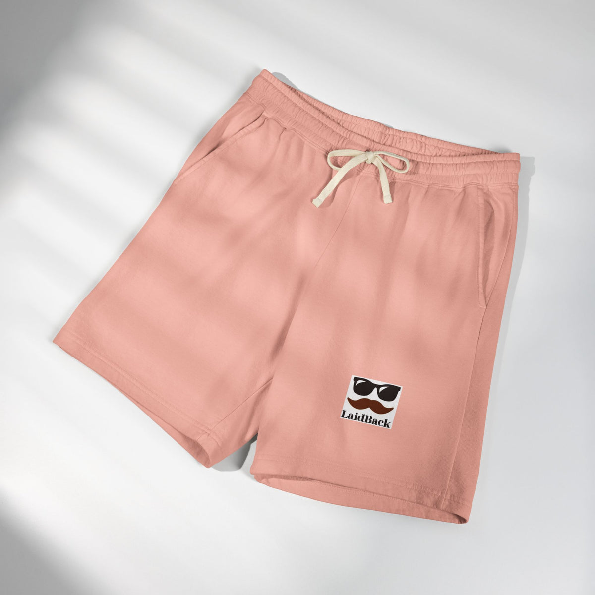 Men's Laidback Logo Sweat Shorts — Lightweight Fleece Lounge Shorts