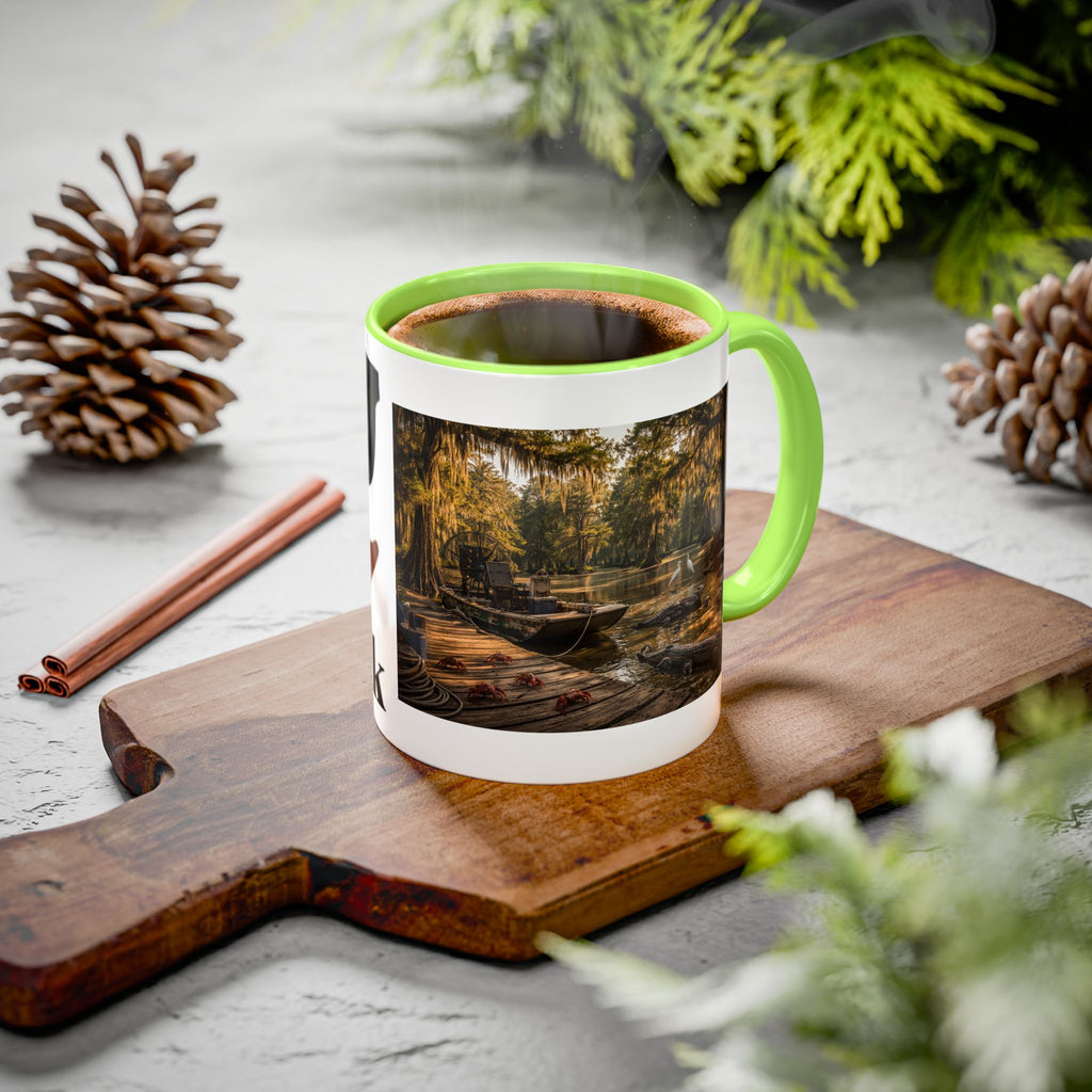 Men's Cypress Moss Swamp Scene Mug | 11oz 15oz Ceramic Coffee Mug
