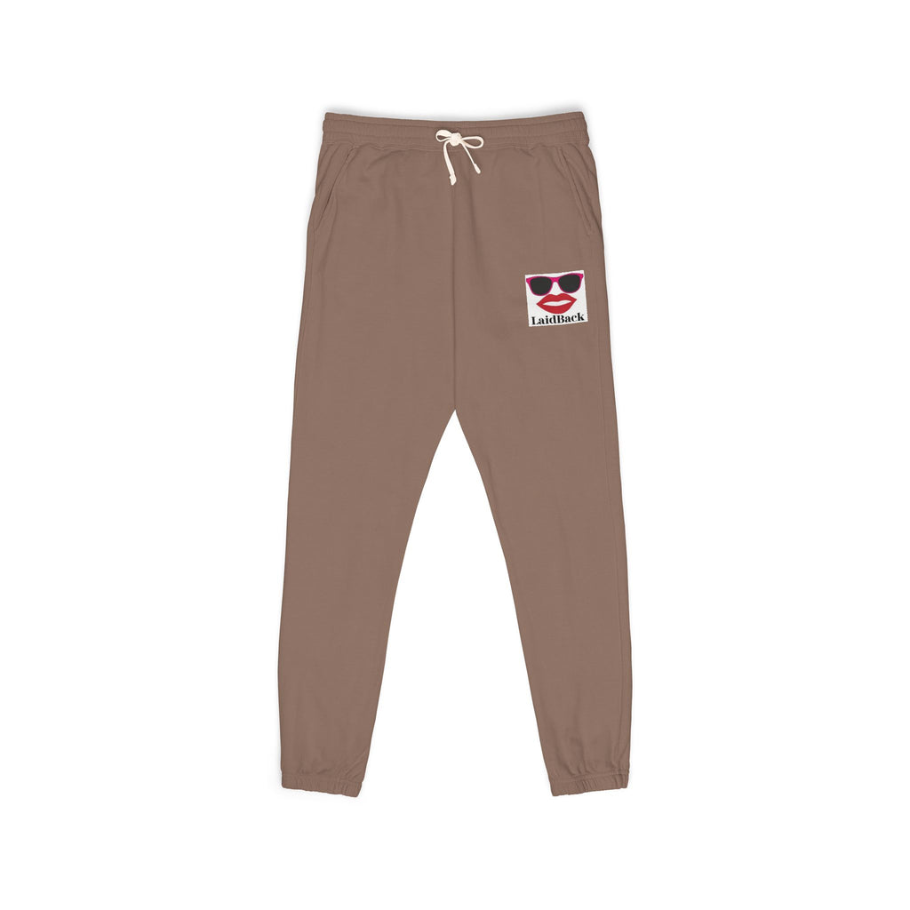 Women's LaidBack Logo Sweatpants — Graphic Garment-Dyed Fleece Joggers