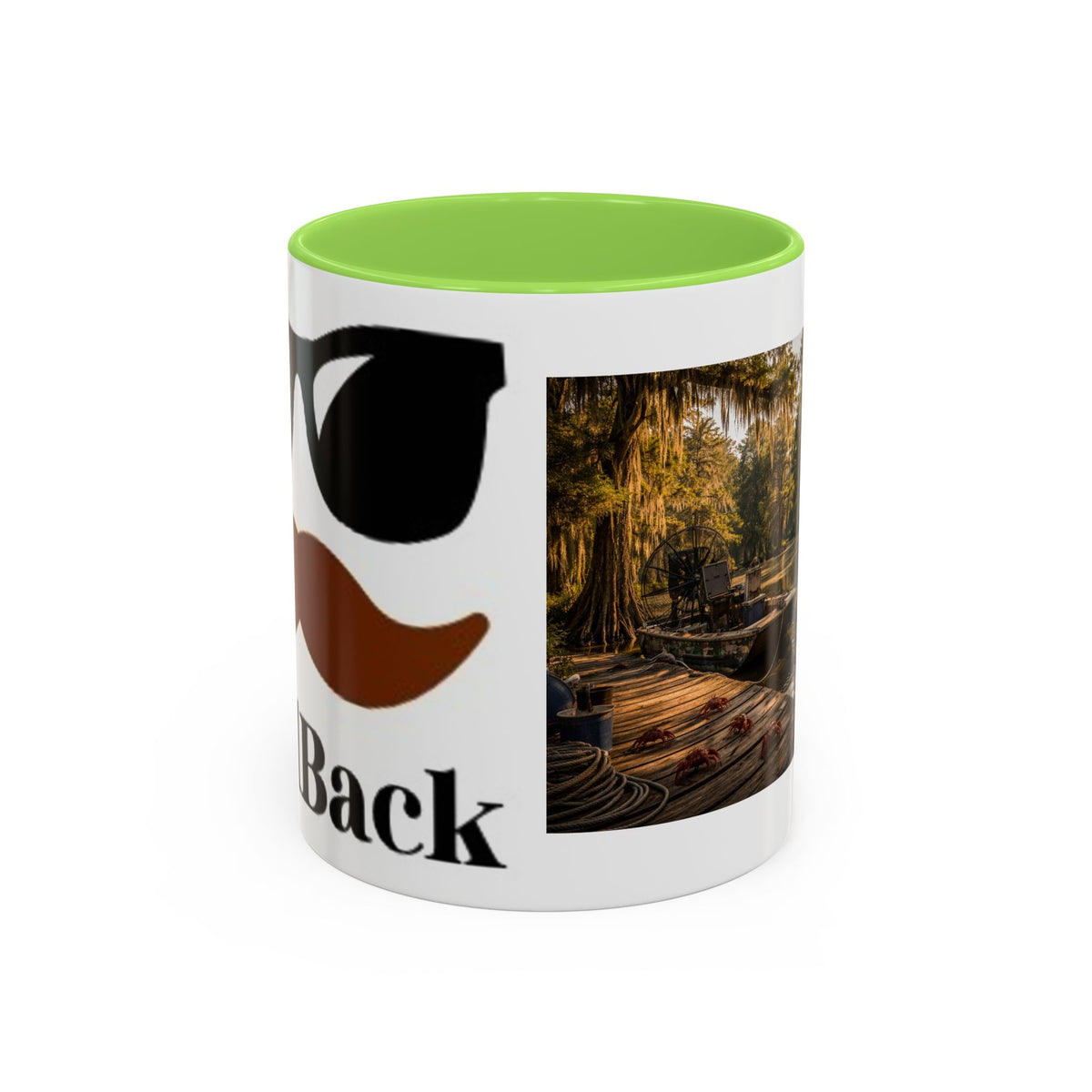 Men's Cypress Moss Swamp Scene Mug | 11oz 15oz Ceramic Coffee Mug