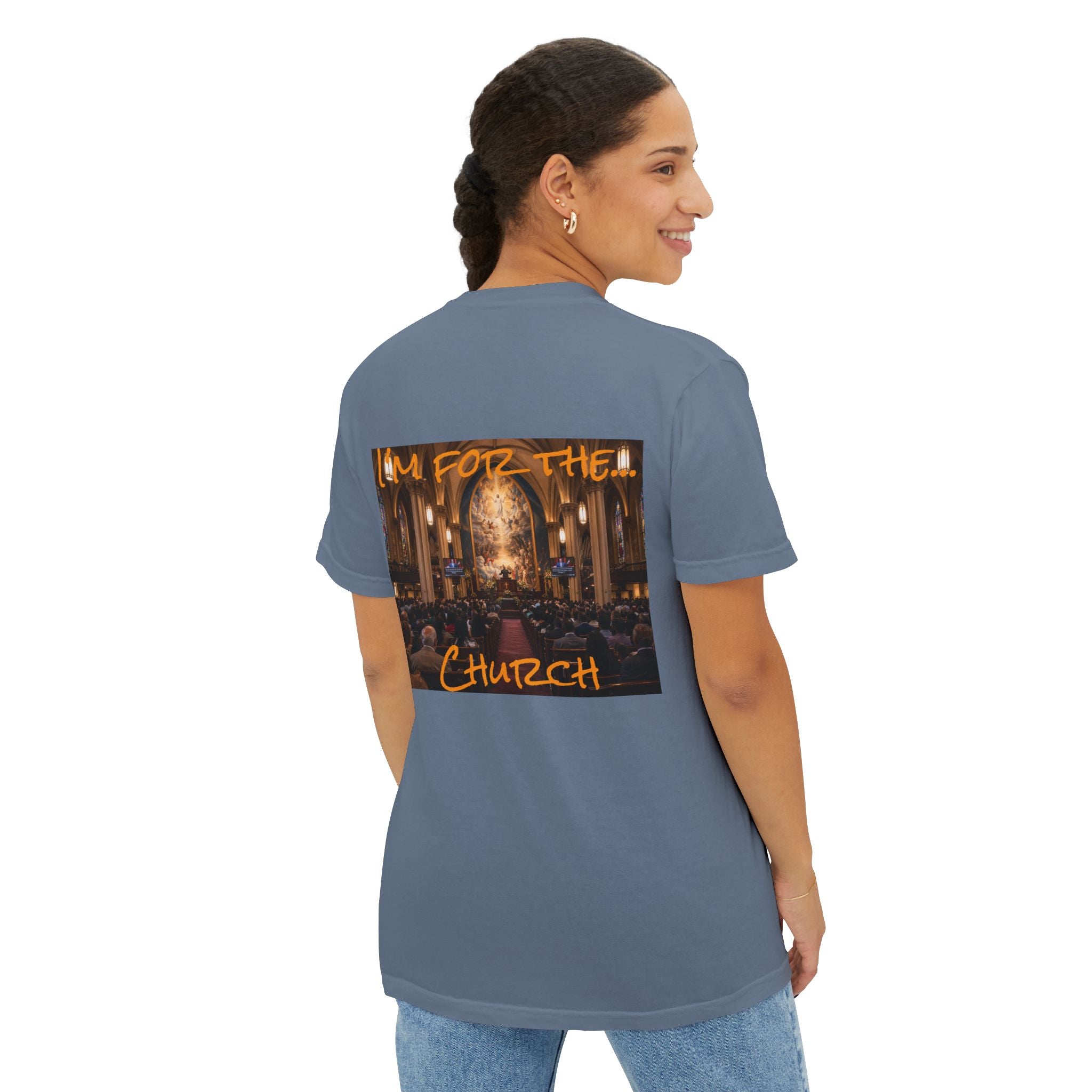 Women's Church T-Shirt | Pocket Tee