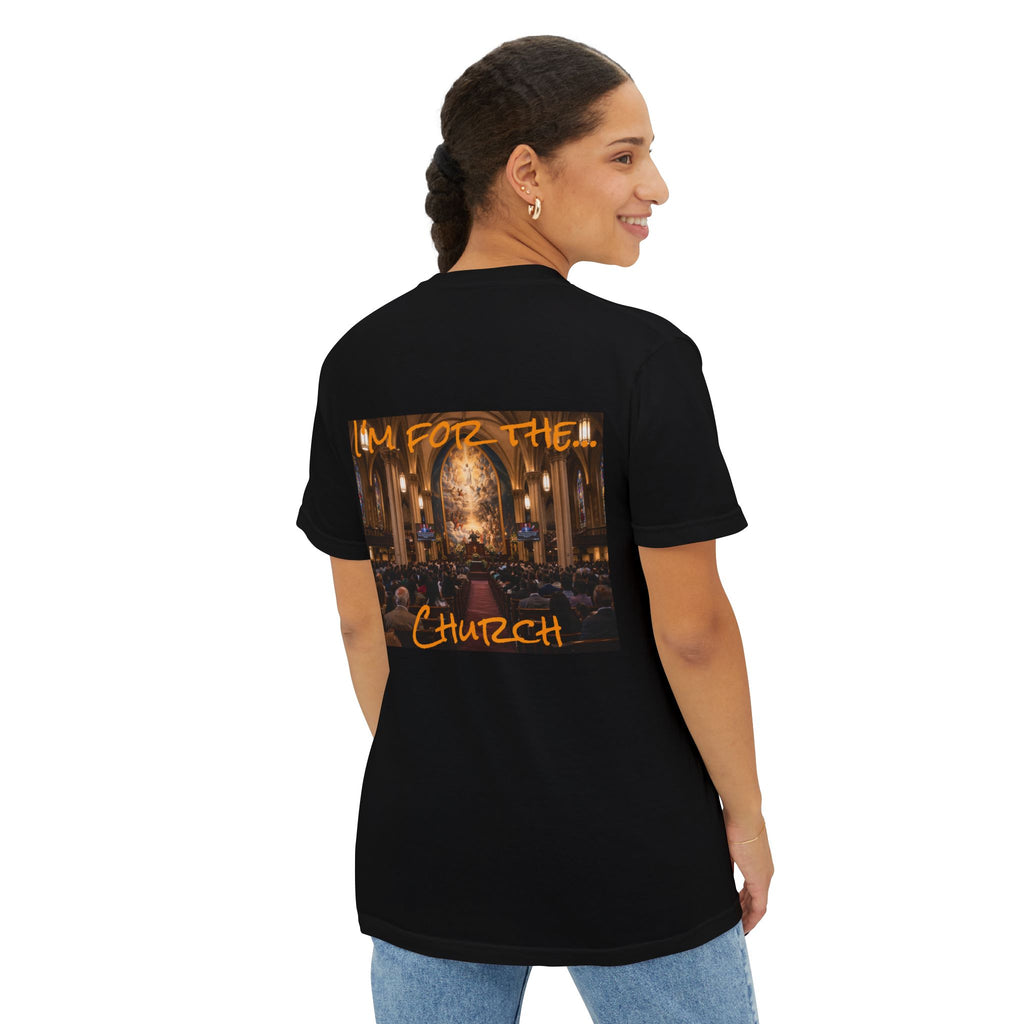 Women's Church T-Shirt | Pocket Tee