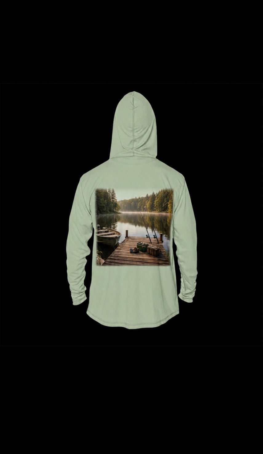 Men Boat Lake Hoodie