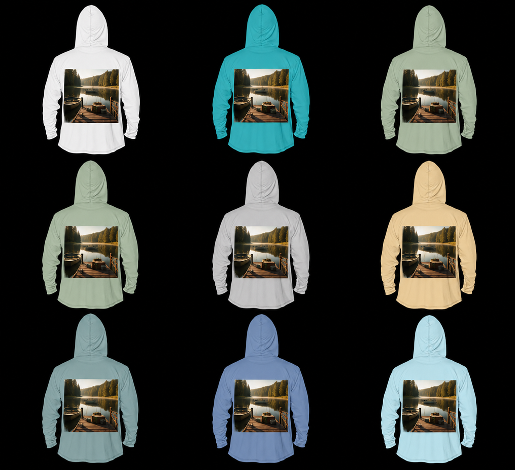 Men Boat Lake Hoodie