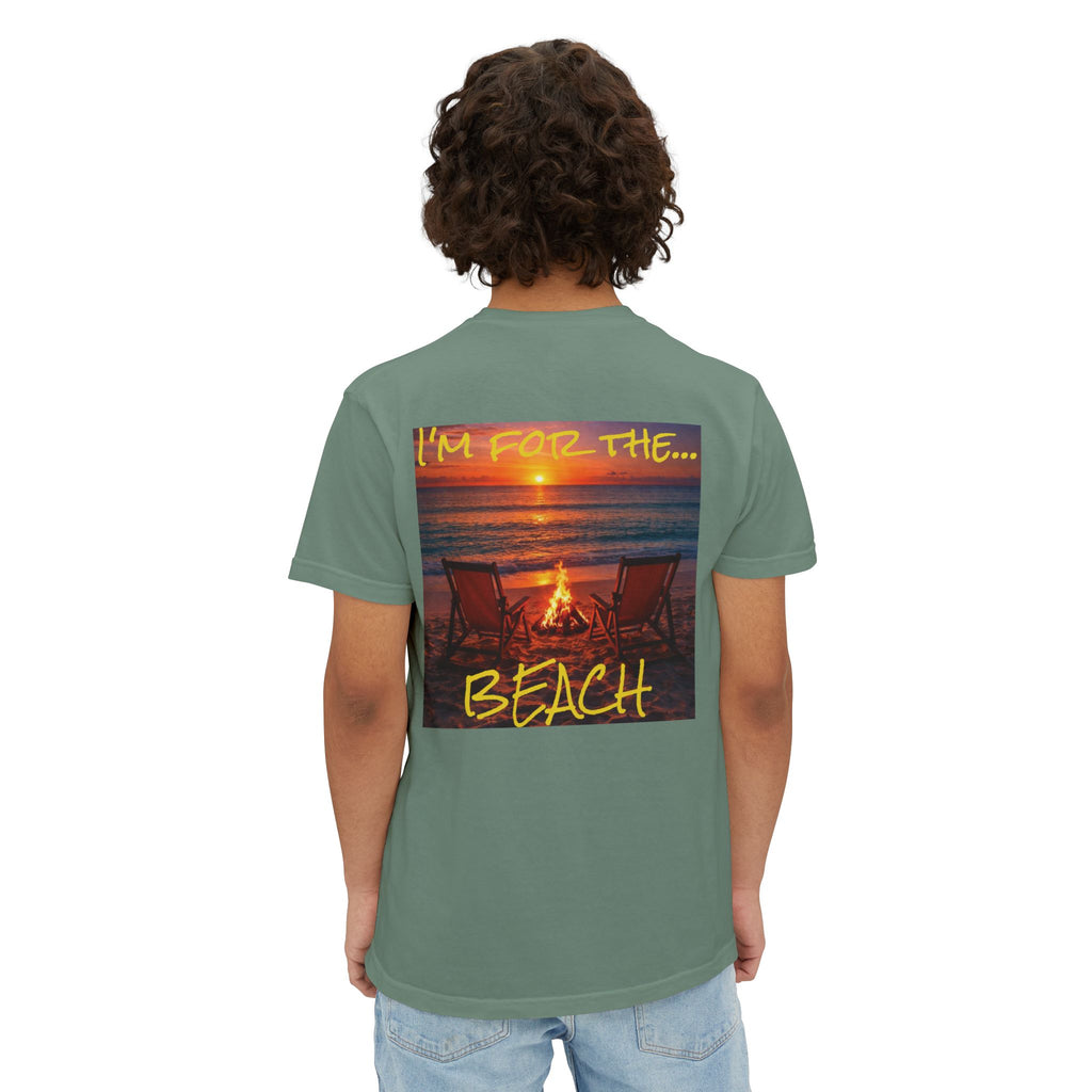 Men's Beach Sunset T-Shirt | Pocket Tee