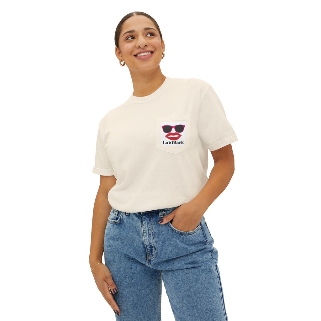 Women's Mountain Snow T-Shirt | Pocket Tee