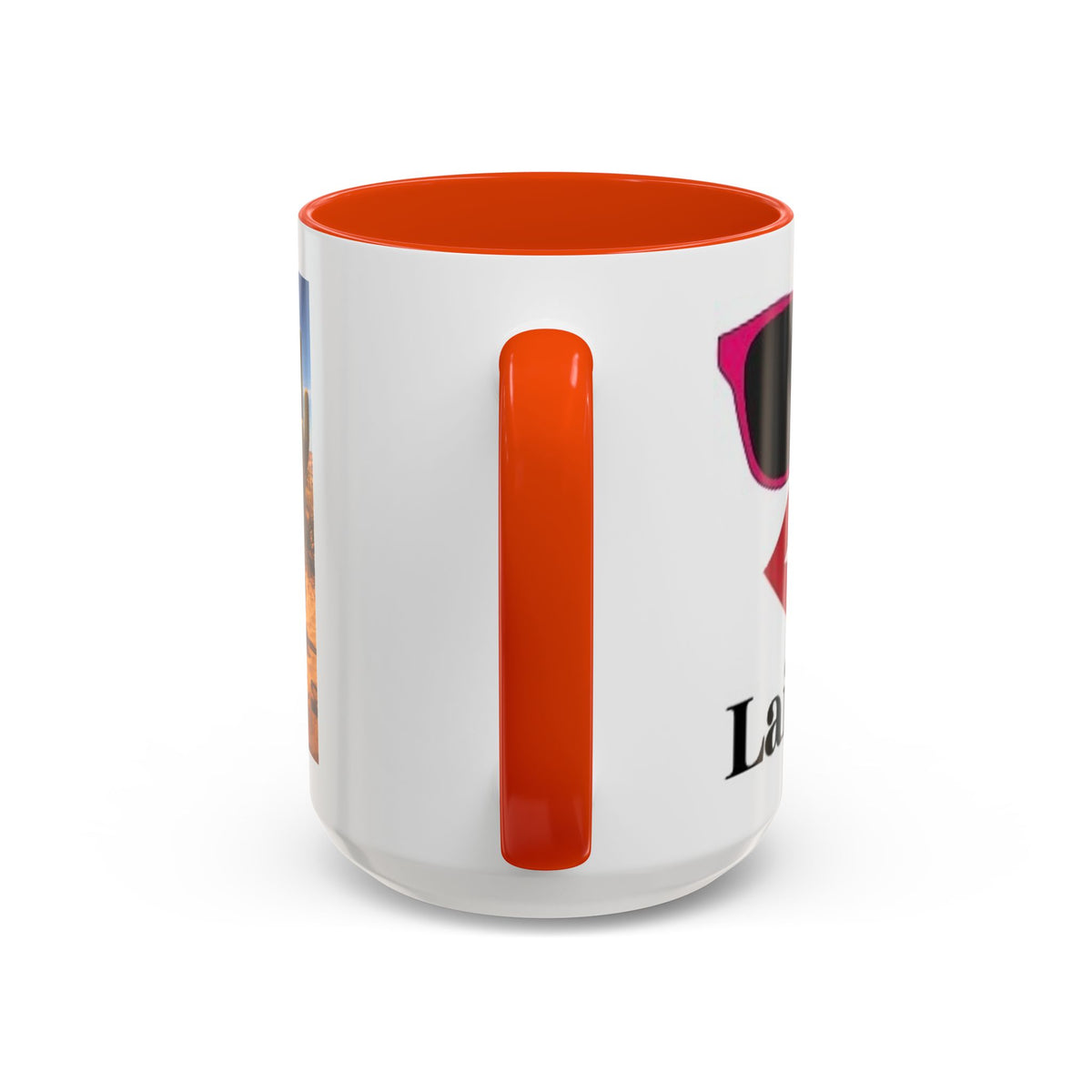 Women's Desert Scene Cactus Mug | Colorful Ceramic Coffee Cup