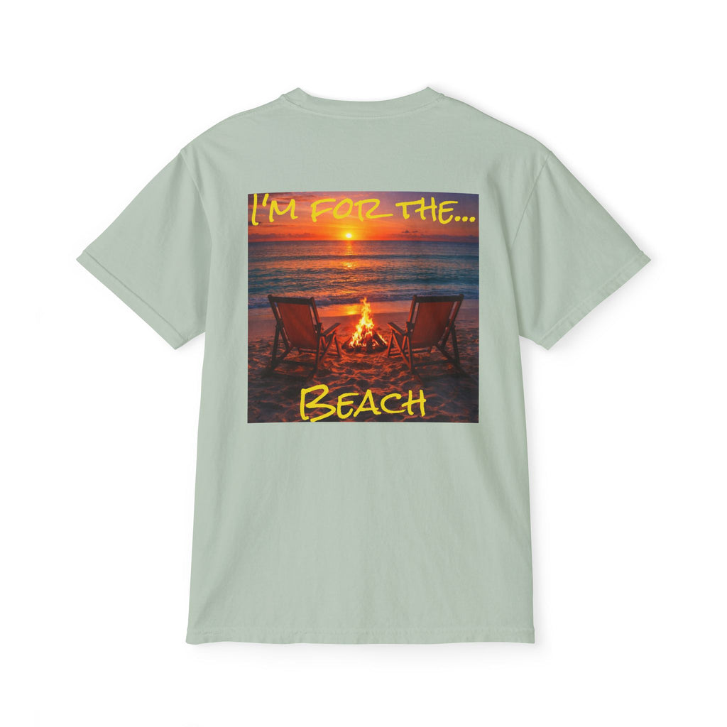 Women's Beach Bonfire T-Shirt | Pocket Tee