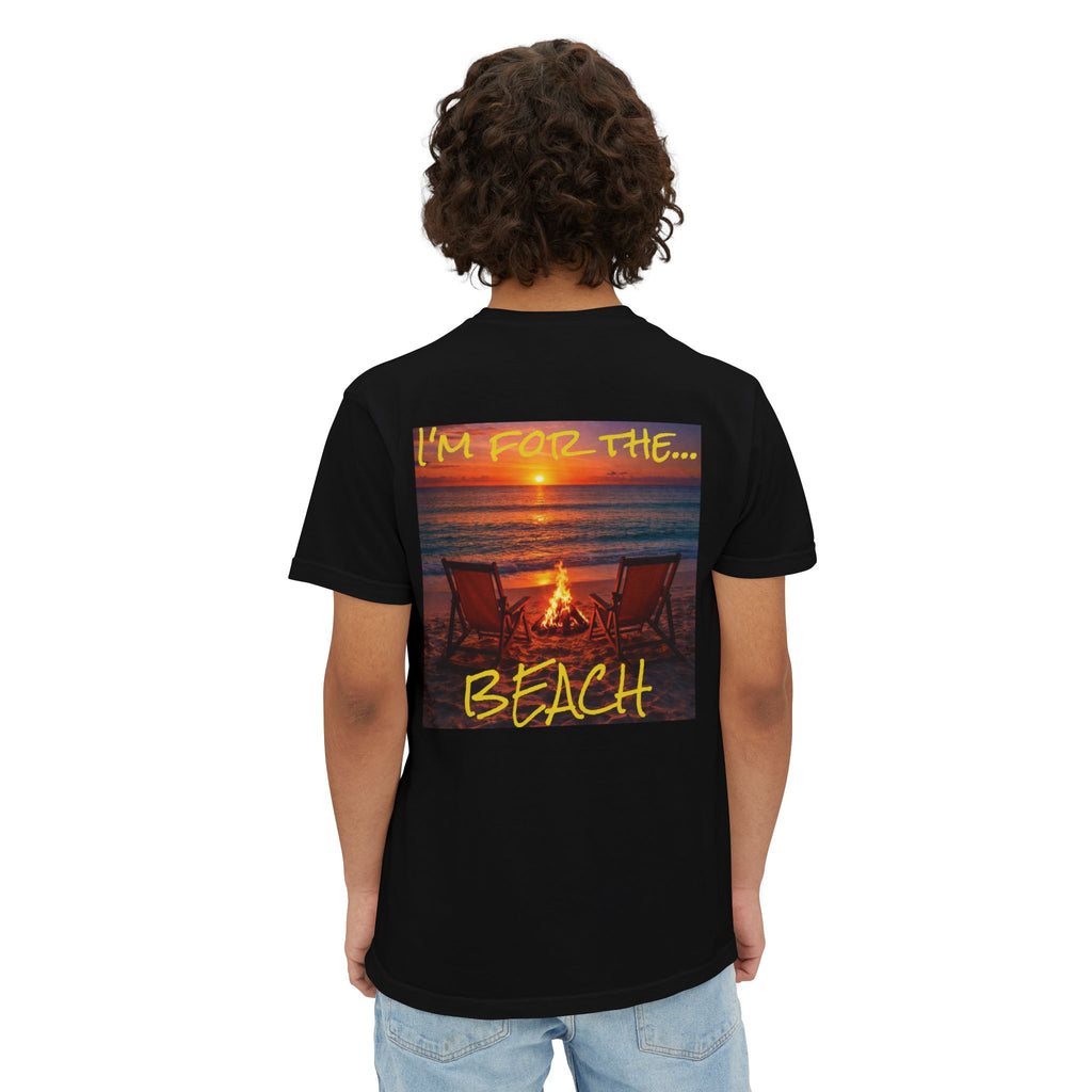 Men's Beach Sunset T-Shirt | Pocket Tee
