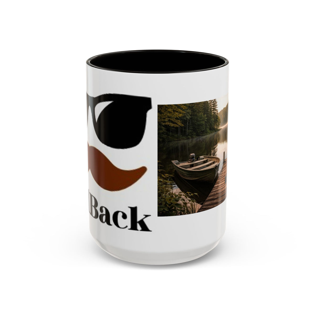 Men's Lake Dock Morning mug | 11oz 15oz ceramic photo mug