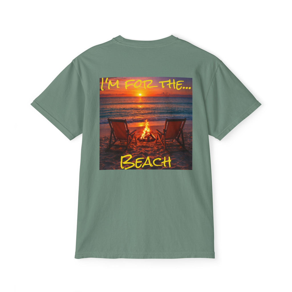 Women's Beach Bonfire T-Shirt | Pocket Tee