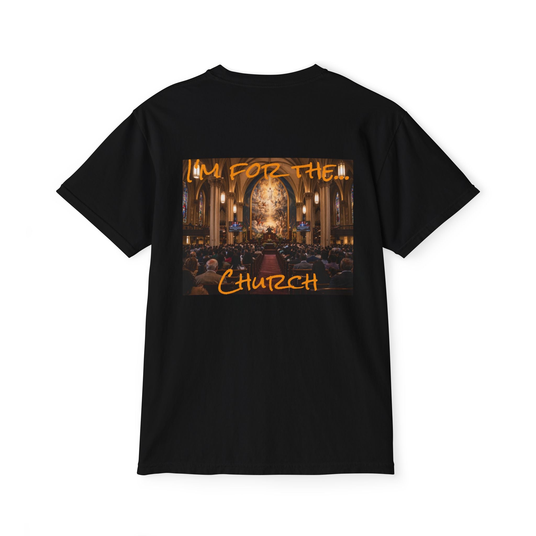 Women's Church T-Shirt | Pocket Tee