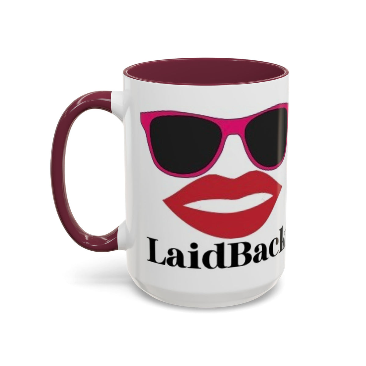 Women's Lip Sunglasses Illustration Mug | Church Interior Photo Mug