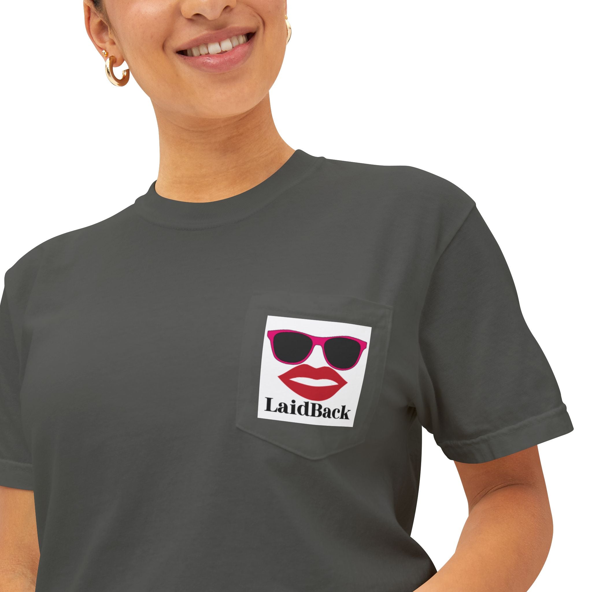 Women's Mountain Snow T-Shirt | Pocket Tee