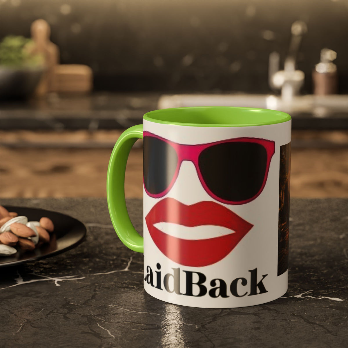 Women's Southern Bayou Landscape Mug | Color Accent Ceramic Mug