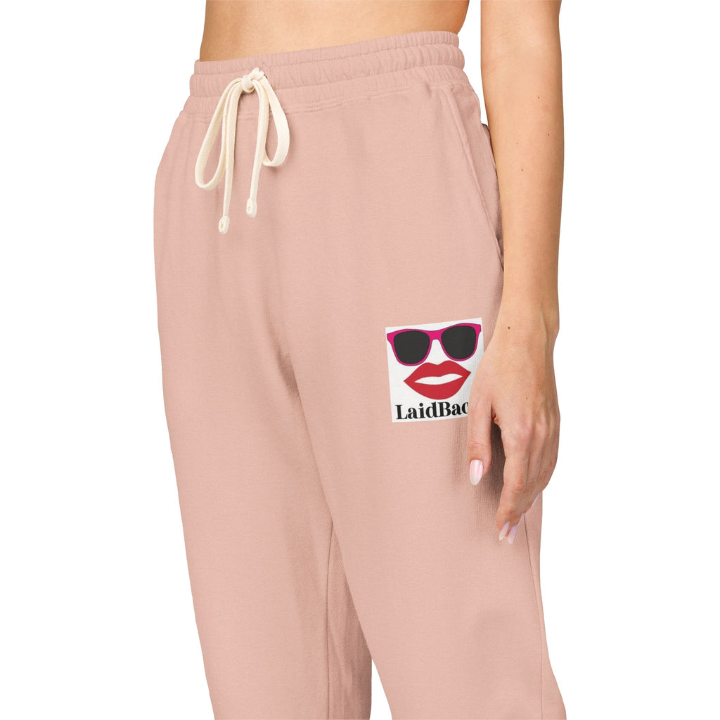 Women's LaidBack Logo Sweatpants — Graphic Garment-Dyed Fleece Joggers
