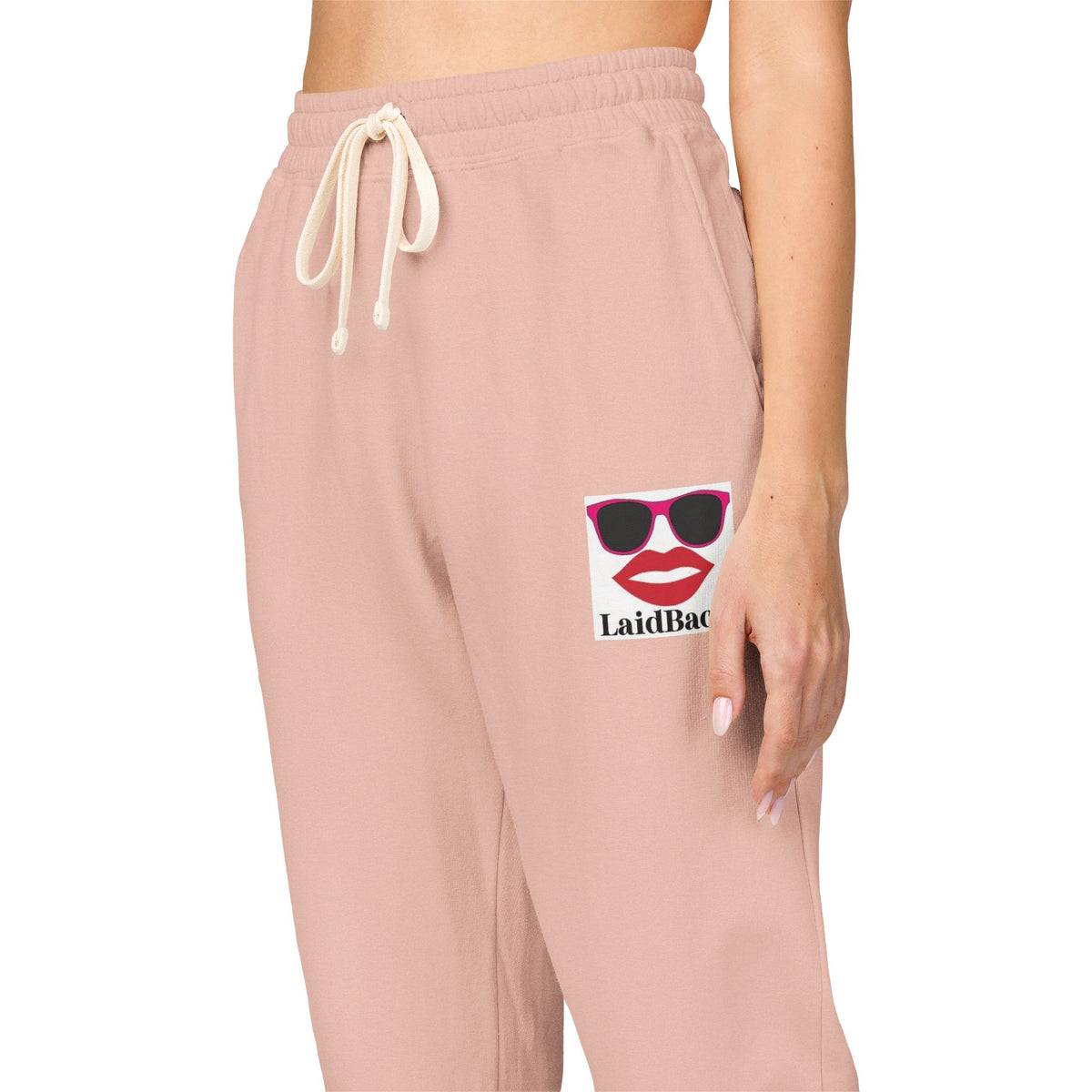 Women's LaidBack Logo Sweatpants — Graphic Garment-Dyed Fleece Joggers