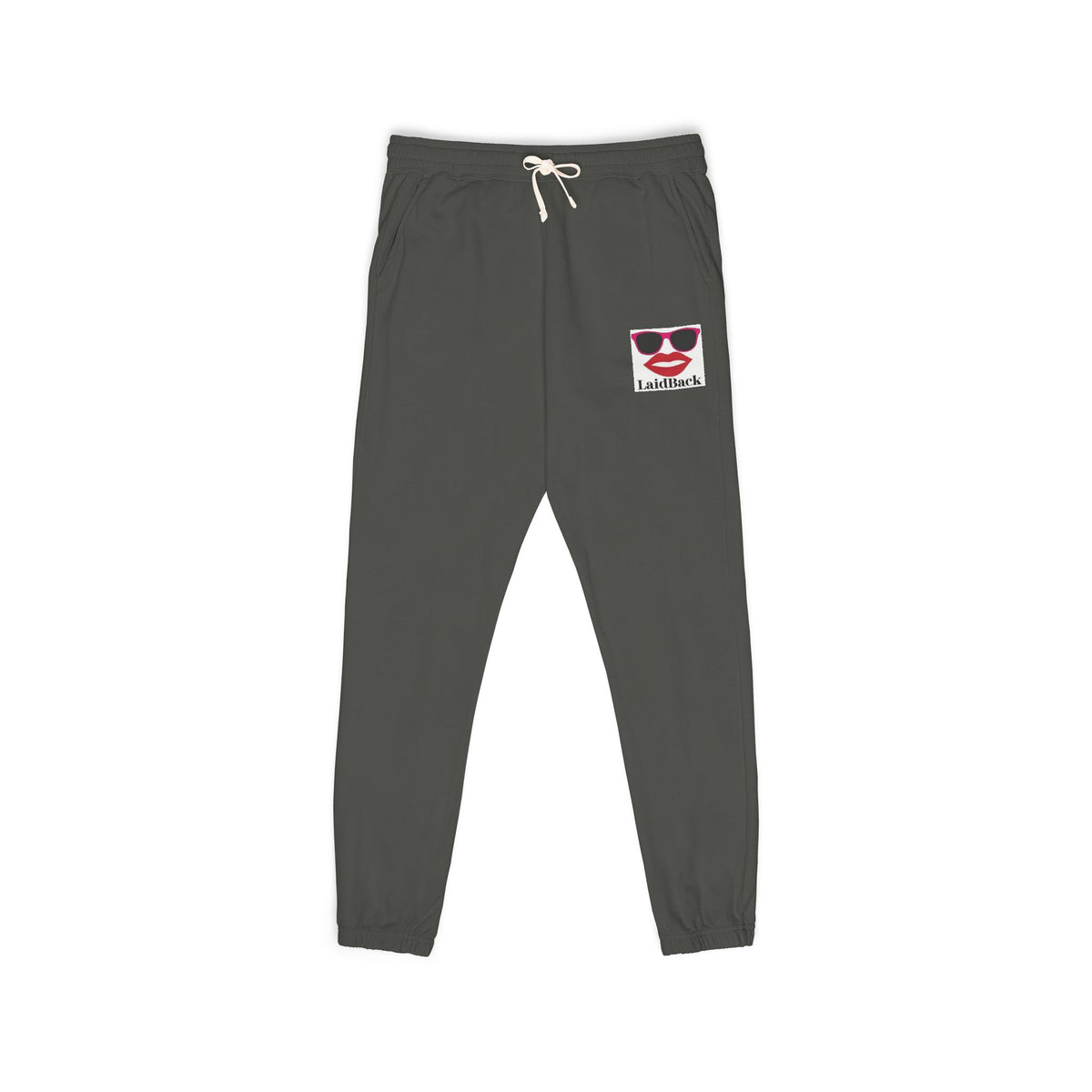 Women's LaidBack Logo Sweatpants — Graphic Garment-Dyed Fleece Joggers