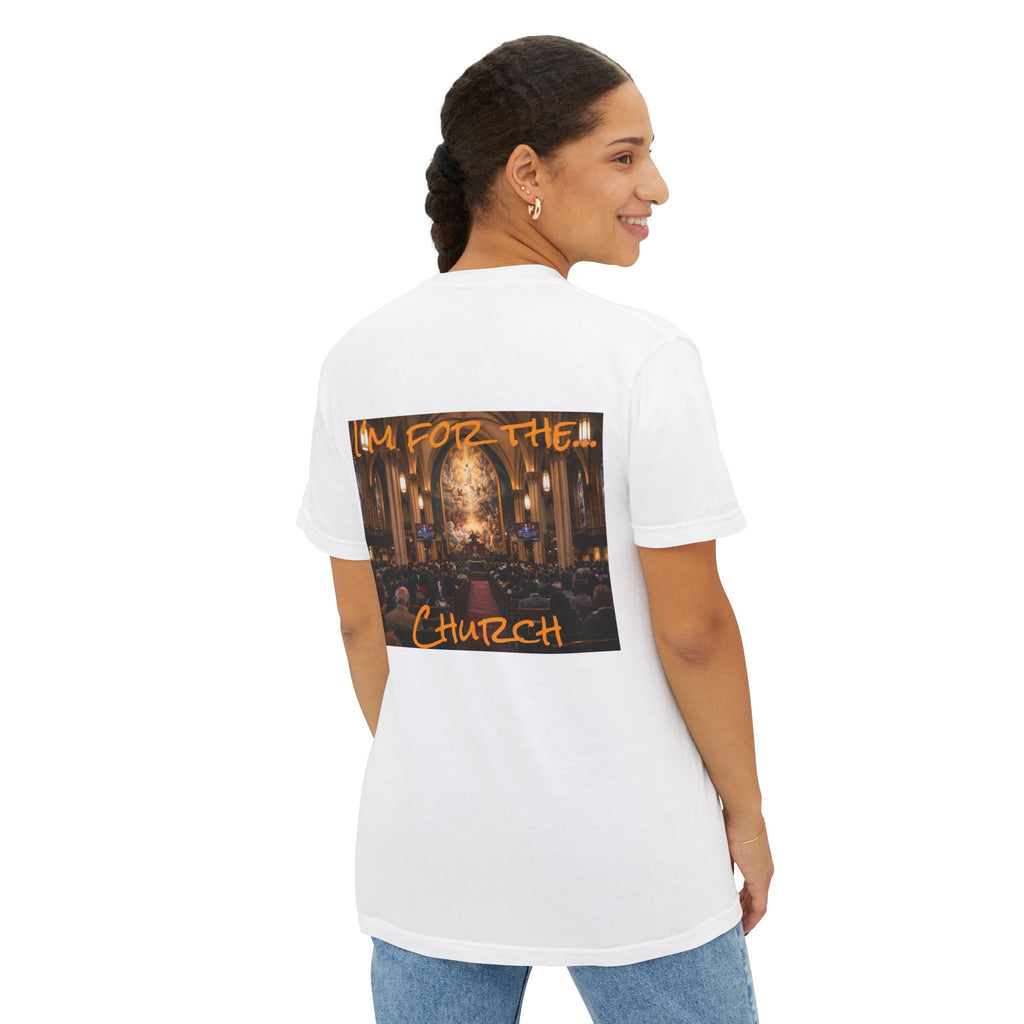 Women's Church T-Shirt | Pocket Tee