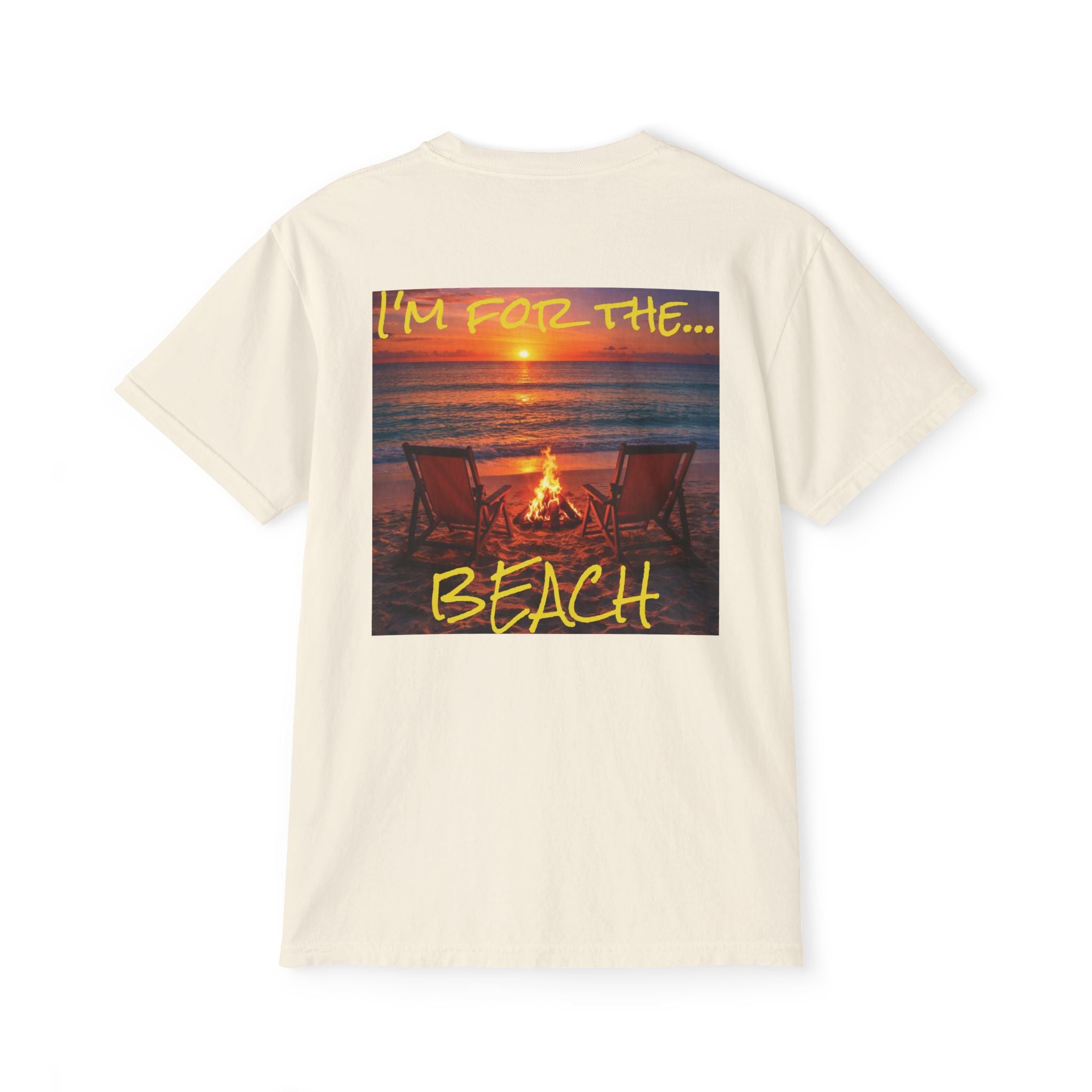 Men's Beach Sunset T-Shirt | Pocket Tee