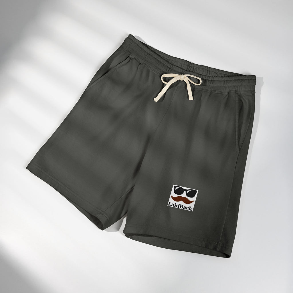 Men's Laidback Logo Sweat Shorts — Lightweight Fleece Lounge Shorts