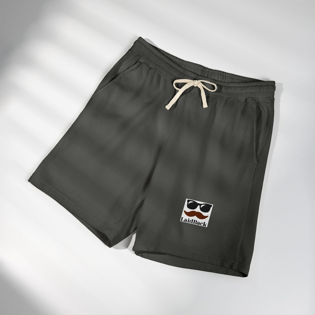 Men's Laidback Logo Sweat Shorts — Lightweight Fleece Lounge Shorts