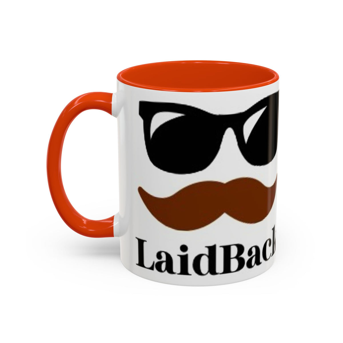 Men's Desert Landscape Cactus Mug | Mustache & Sunglasses Graphic Mug