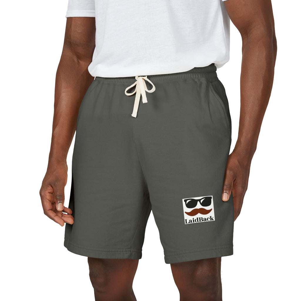 Men's Laidback Logo Sweat Shorts — Lightweight Fleece Lounge Shorts