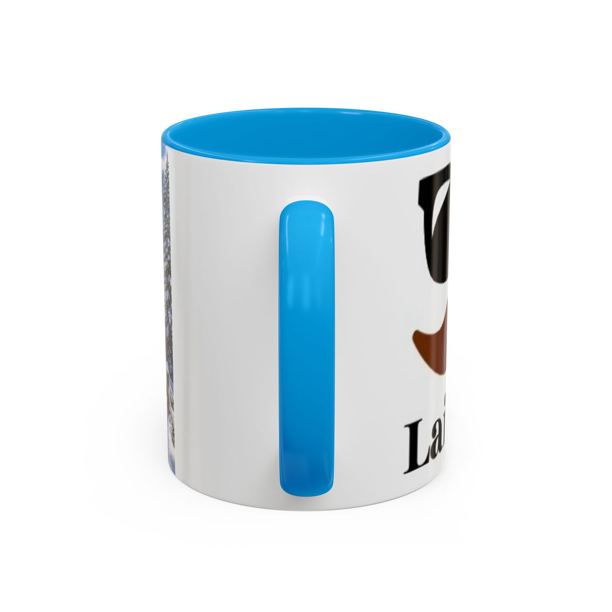 Men's Snowy Mountain Path Mug | Winter Landscape Ceramic Mug
