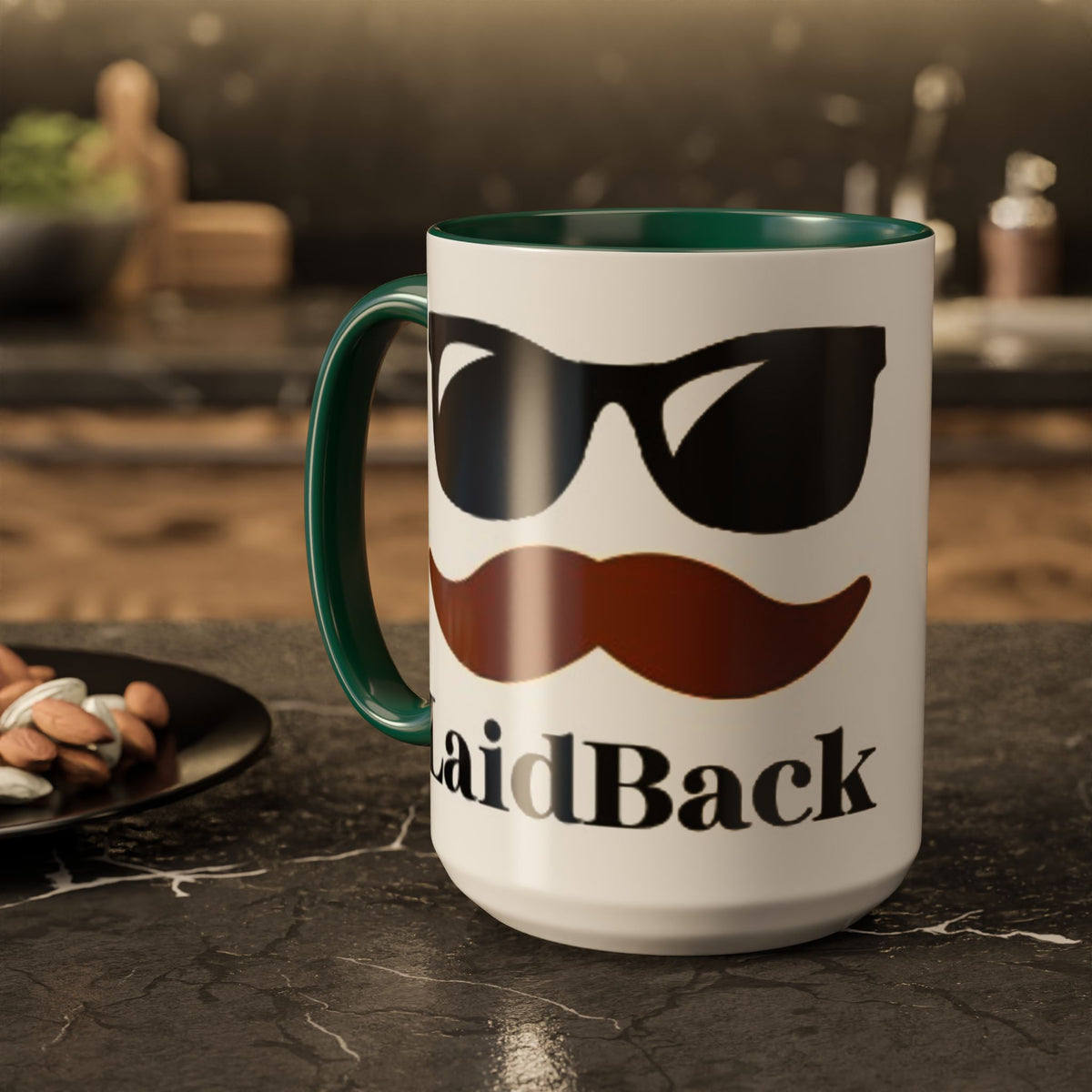 Men's Woods Trail Mug | Forest Path with Deer and Birds